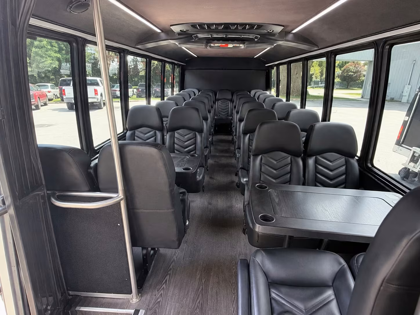 15 passenger minibus inside