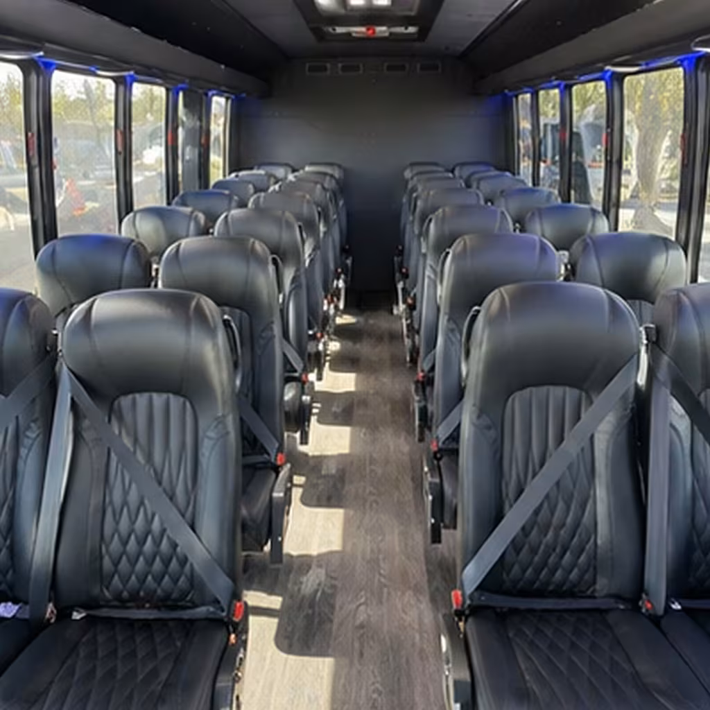 35 passenger minibus inside