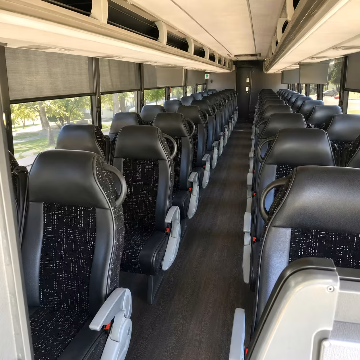 mission viejo charter bus interior