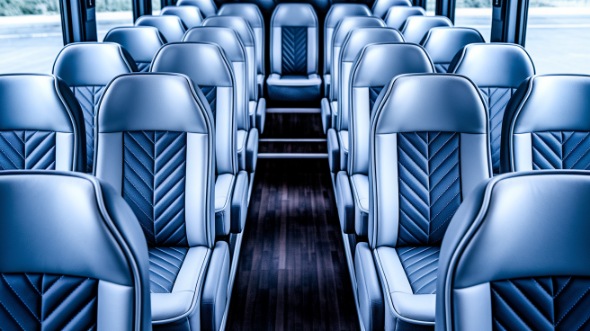 28 passenger minibus interior