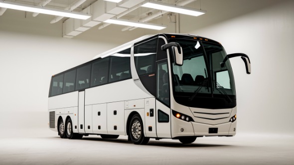 56 passenger charter bus exterior