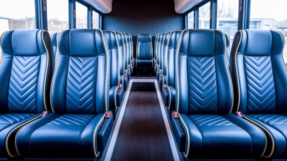 mission viejo 18 passenger minibus inside