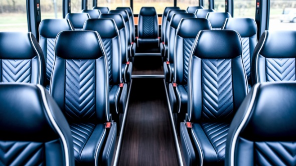 mission viejo 20 passenger minibus inside