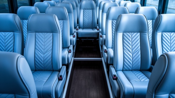 mission viejo 28 passenger minibus inside