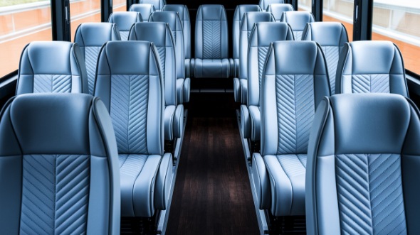mission viejo 35 passenger minibus inside