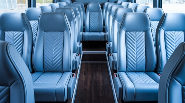 mission viejo 35 passenger minibus interior