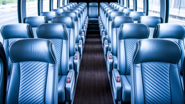mission viejo 54 passenger charter bus interior