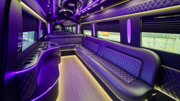 mission viejo party bus rental inside