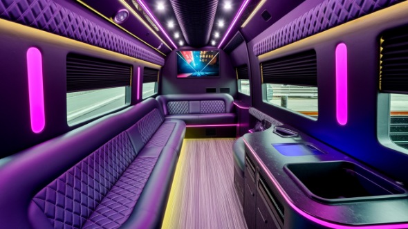 sprinter limo rental interior