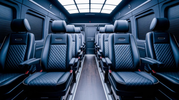 sprinter van with driver interior